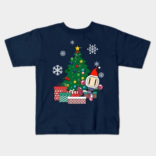 Bomberman Around The Christmas Tree Kids T-Shirt